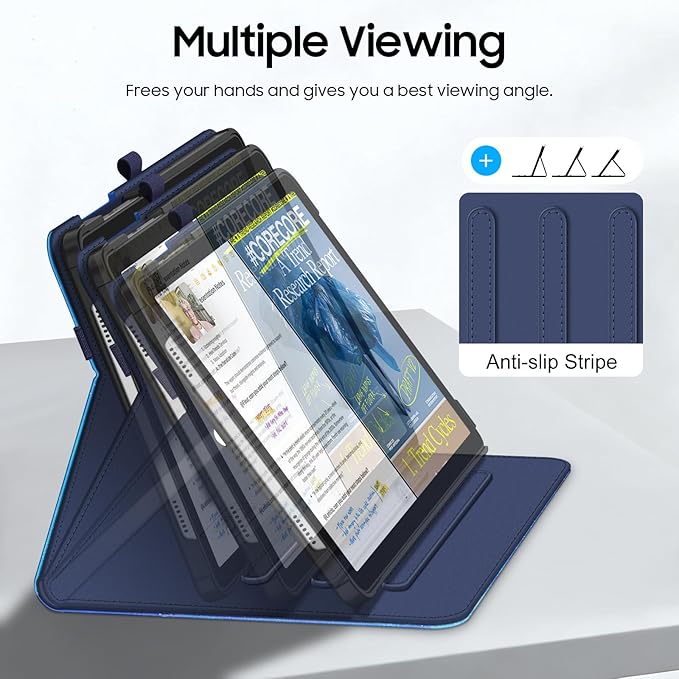 Fintie Case for Samsung Galaxy Tab A9 Plus/A9+ 5G 11 Inch 2023 Model (SM-X210/X216/X218), Multi-Angle Viewing Smart Stand Back Cover with Pocket Auto Wake/Sleep, Starry Sky
