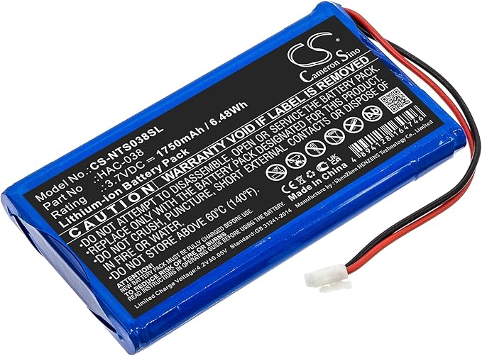 CS Cameron Sino New 1750mAh Replacement Battery for Home Circuit, Mario Kart Live