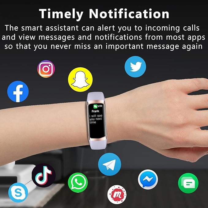 Fitness Tracker with 24/7 Heart Rate Blood Oxygen Sleep Monitor,Activity Tracker with 1.1" AMOLED Touch Color Screen, Multiple Sport Modes Step Counter,IP68 Waterproof for Women Men