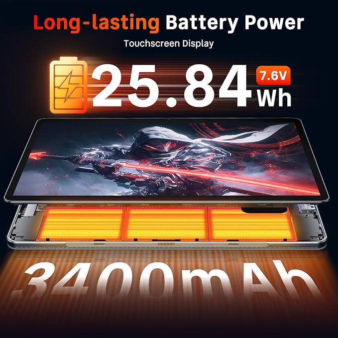 2-in-1Tablet Computer, 10.1" Touchscreen Tablet PC with Stylus and Case, Intel m3 8100Y up to 3.4GHz, 12GB RAM 256GB SSD, Win 11,for Home, Business, Students, Digital Sketching(Without Keyboard)