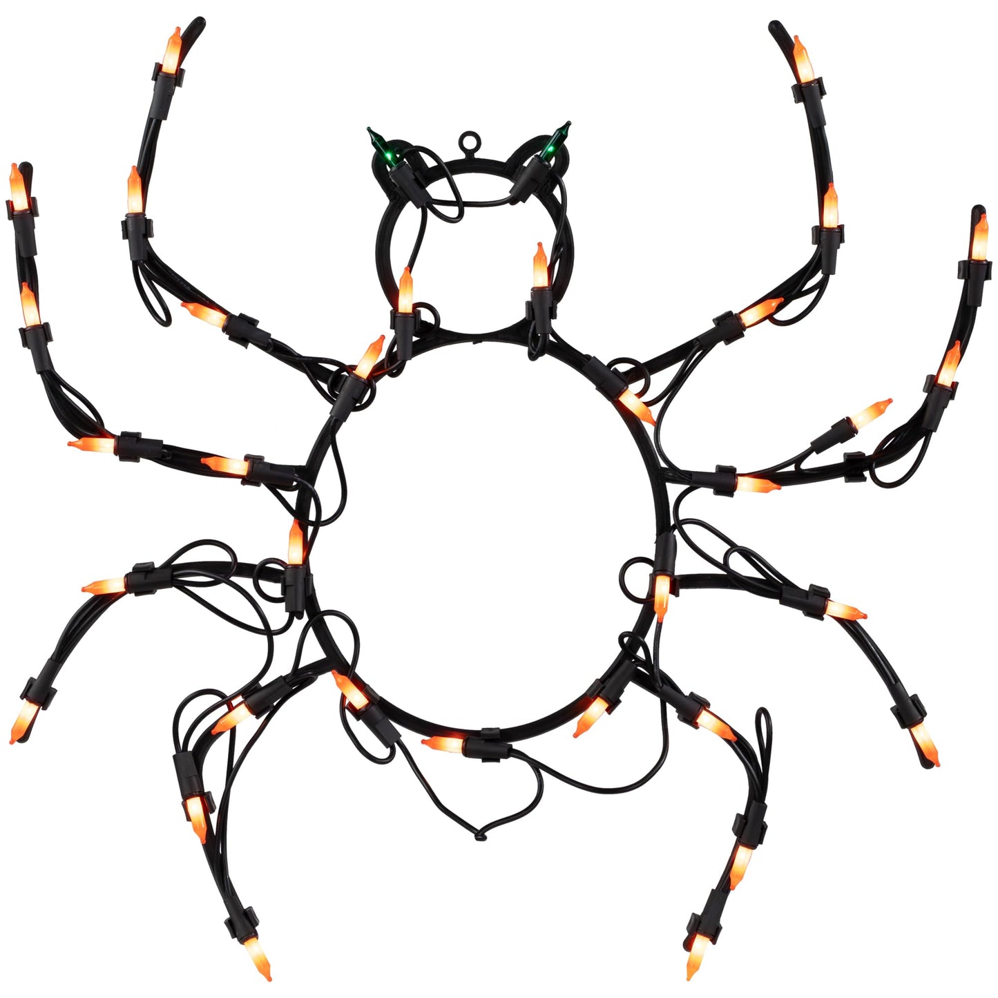 Northlight LED Lighted Spider Window Silhouette Decor, 15in x 15in, Black, Model 14256738