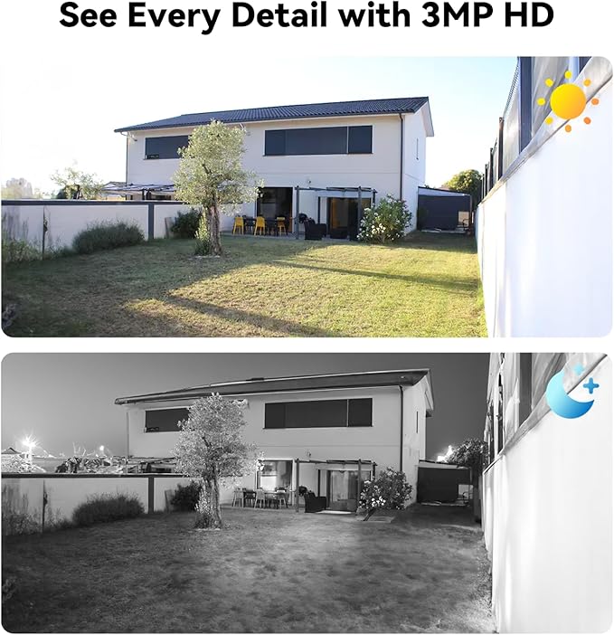 Wired Security Camera System, 8CH 5MP Lite CCTV Surveillance DVR Kit with 500G HDD, 4 x 3MP AHD Security Camera Outdoor, IP66 Waterproof Metal Shell,Remote Access,Smart Detection,24/7 Record