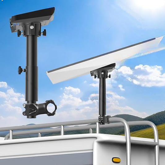 Starlink Gen 3 Universal Mount - RV, Camper, Yacht, Pole, Railing Clamp for Roof/Rack (1-1.22”Dia)