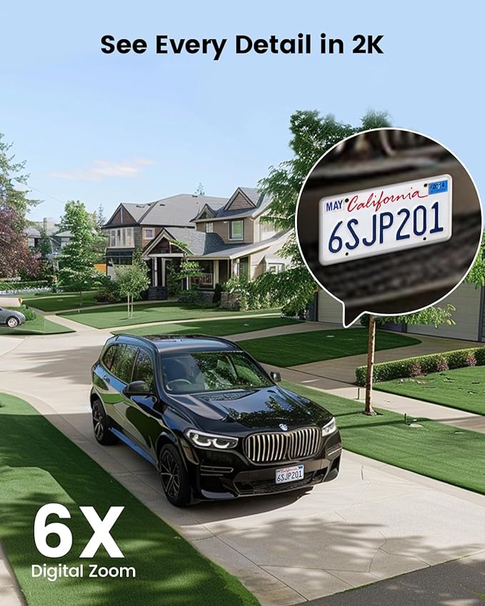 DEKCO Security Cameras Wireless Outdoor, Solar Powered, Panoramic PTZ, Auto Motion Tracking, True 2K, Color Night Vision, Spotlights, 2-Way Talk, 2 Pac