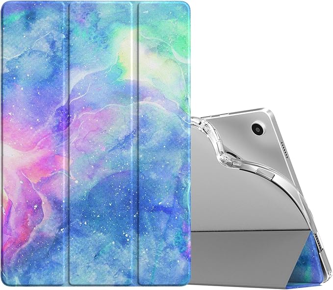 TiMOVO Case for Samsung Galaxy Tab A9+/A9 Plus 11" 2023, Slim Soft TPU Translucent Frosted Back Protective Cover for Galaxy Tab A9+ Tablet SM-X210/X216/X218, Auto Wake/Sleep, Dreamy Nebula