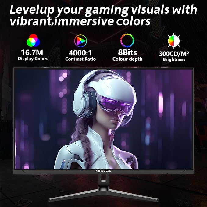 32 Inch Ultra Wide UHD 4K (3840 x 2160) Gaming Monitor, IPS 60Hz Ultra-Clear Screen, 1ms (MPRT), 100% sRGB, Built-in Speaker,FreeSync, 2 x DP 1.4 and 2 x HDMI 2.0, Tilt Height Adjustment