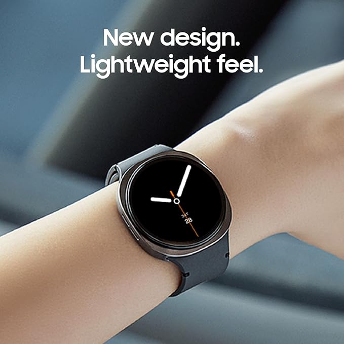 Samsung Galaxy Watch 8 (2025) 44mm Bluetooth Smartwatch, Cushion Design, Fitness Tracker, Sleep Coaching, Running Coach, Energy Score, Heart Rate Tracking, Silver [US Version, 2 Yr Warranty]