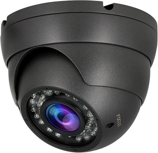Anpviz Analog CCTV Camera 1080P HD 4-in-1(TVI/AHD/CVI/960H CVBS), 4X Manual Focus/Zoom Analog Camera 2.8-12mm Varifocal Lens, 36 IR-LEDs Dome Turret Security Camera for Business/Home/Store