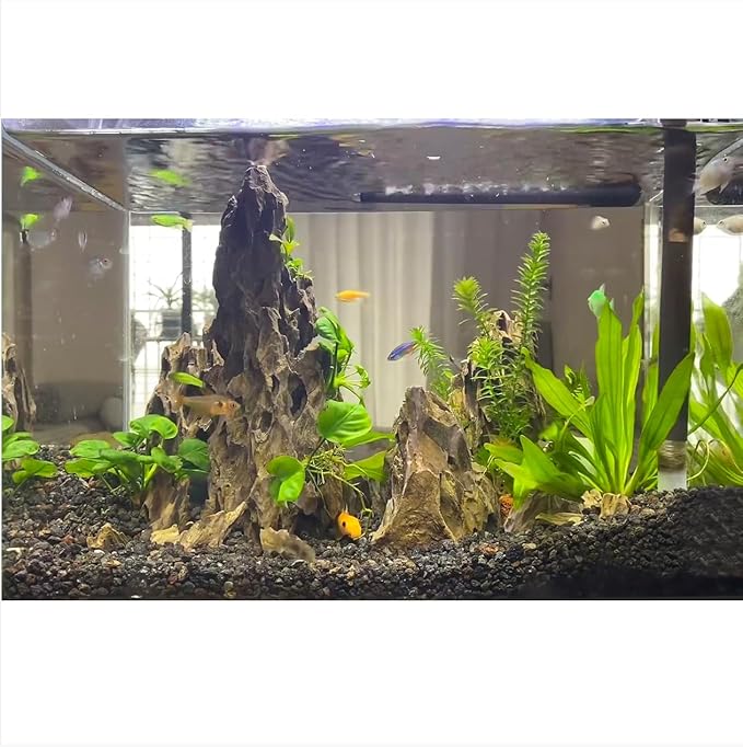 Aquarium Rocks Dragon Stone Natural Hardscape Stone for Aquariums, Fish Tanks, Bonsai, Terrariums, Wargaming Dioramas, Indoor or Outdoor Gardens-5Lb(2-6 Inch)