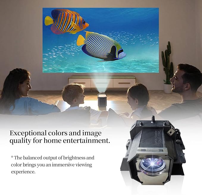 ELP LP39 Replacement Projector Lamp Bulb Compatible with Epson EMP-TW1000 TW2000 TW700 TW980 PowerLite Home Cinema 720 1080UB PowerLite PC 810 Projectors, with Housing