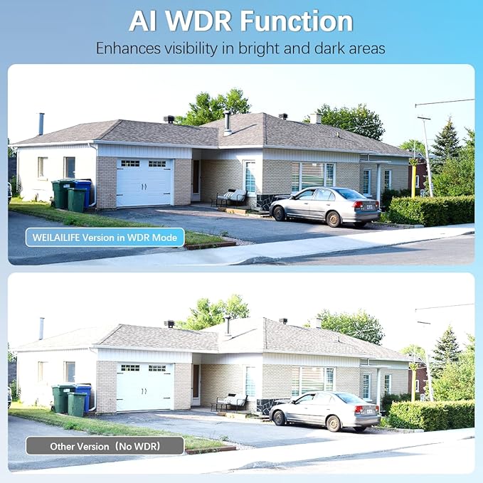 【90-Day Storage】 Outdoor Wired Security Camera System, Home Video Surveillance Systems, CCTV Cameras for Home, DVR Camera System