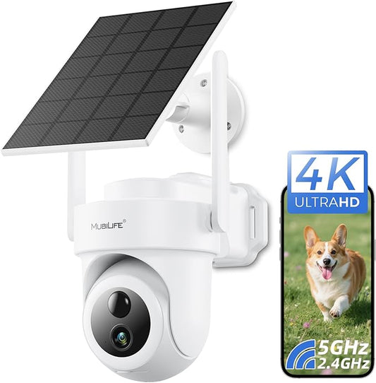 MUBILIFE M802 Add-on Camera, Requires Home Security System, Solar Powered, Maximum 6 Cameras per Station
