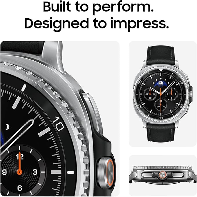 Samsung Galaxy Watch 8 Classic (2025) 46mm LTE Smartwatch, Cushion Design, Rotating Bezel, Quick Button, Sleep Coaching, Running Coach, Energy Score, White [US Version, 2 Yr Warranty]