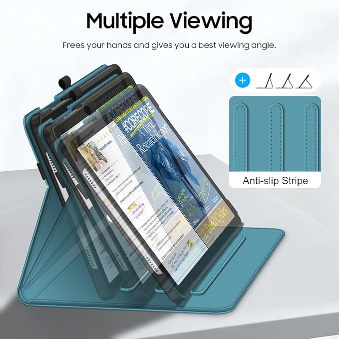 Fintie Case for Samsung Galaxy Tab A9 Plus/A9+ 5G 11 Inch 2023 Model (SM-X210/X216/X218), Multi-Angle Viewing Smart Stand Back Cover with Pocket Auto Wake/Sleep, Dandelion