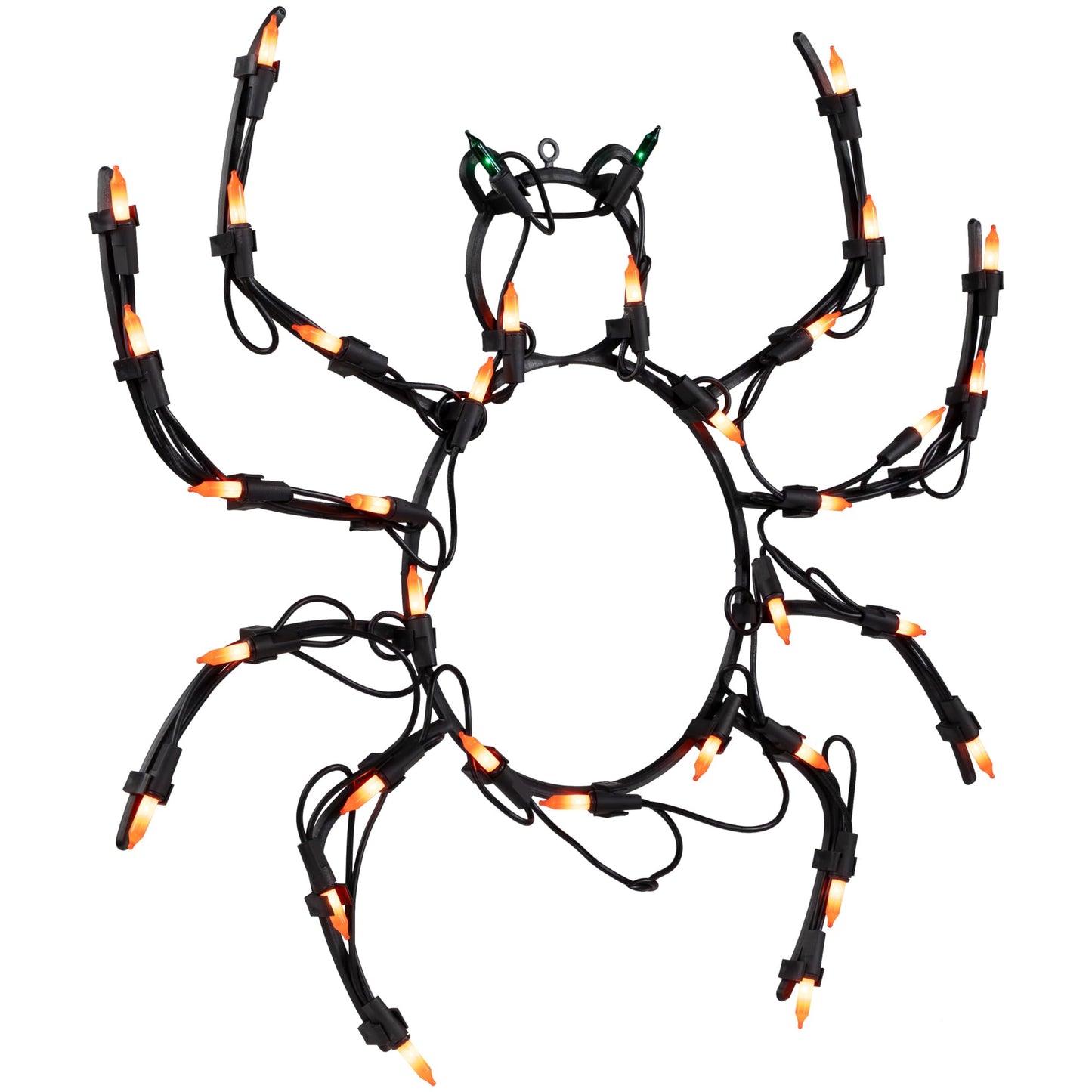 Northlight LED Lighted Spider Window Silhouette Decor, 15in x 15in, Black, Model 14256738