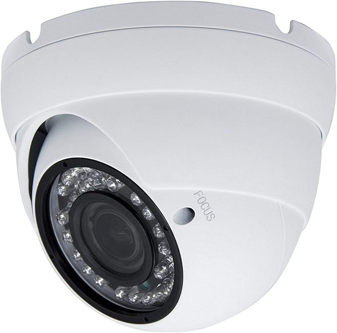 5MP 4MP Dome Super Hybrid Security Camera HD-TVI/CVI/AHD/960H CCTV Surveillance Security Camera 2.8-12mm Varifocal Lens Outdoor/Indoor 98ft IR Waterproof Day&Night Vision Array Dome Cam