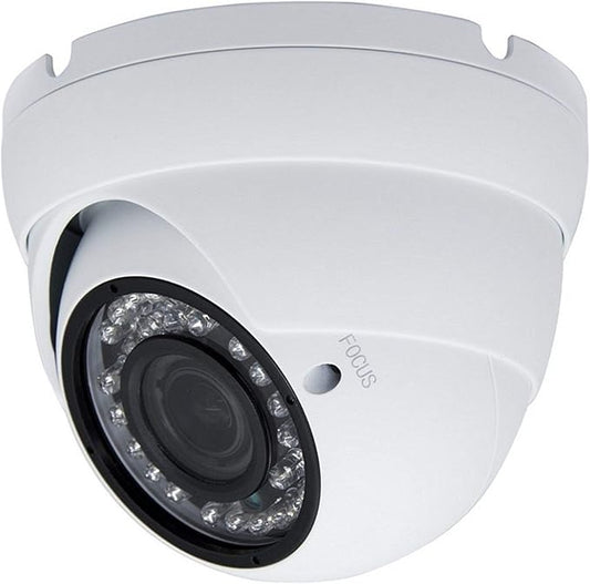 5MP 4MP Dome Super Hybrid Security Camera HD-TVI/CVI/AHD/960H CCTV Surveillance Security Camera 2.8-12mm Varifocal Lens Outdoor/Indoor 98ft IR Waterproof Day&Night Vision Array Dome Cam