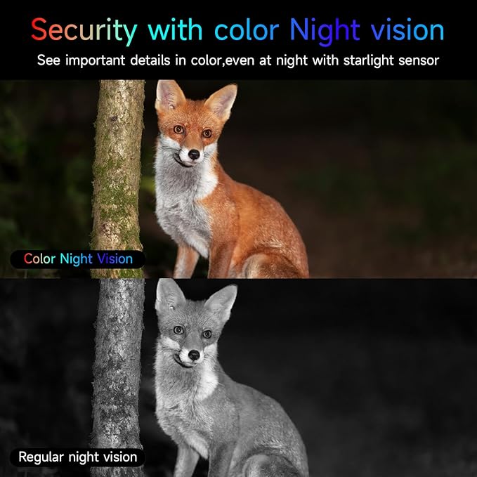 Security Cameras Wireless Outdoor 5G/2.4G WiFi, 2K Indoor Home Camera with AI Motion Detection, Color Night Vision, Siren,Waterproof, 2-Way Talk,Works w/Alexa&Google Assistant,SD/Cloud