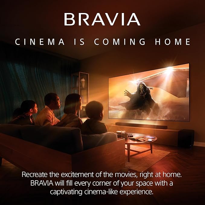 Sony BRAVIA 8 II 55 Inch TV, QD OLED, 4K Smart Google TV, XR Processor with AI Technology, Ultra Slim Design, 120hz Television, Dolby Vision/Atmos, Exclusive Features for PS5, K-55XR80M2, 2025 Model
