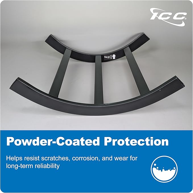 ICC Cable Runway Rack 90° Inside Corner, 16-Gauge Steel, Made in USA