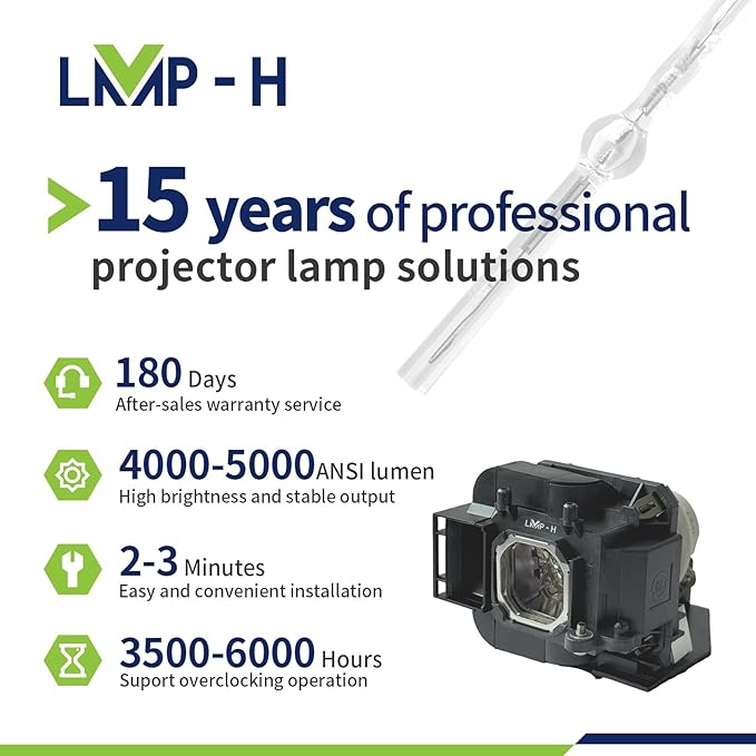 NP23LP Replacement Projector Lamp Bulb with Housing Compatible with for NEC P401W P451W P451X P501X NP-P501X P501XG P501XJL P501XJL-N3 PE501X PE501XJL PE501XJL-N3 P401W P401WG P401WJL