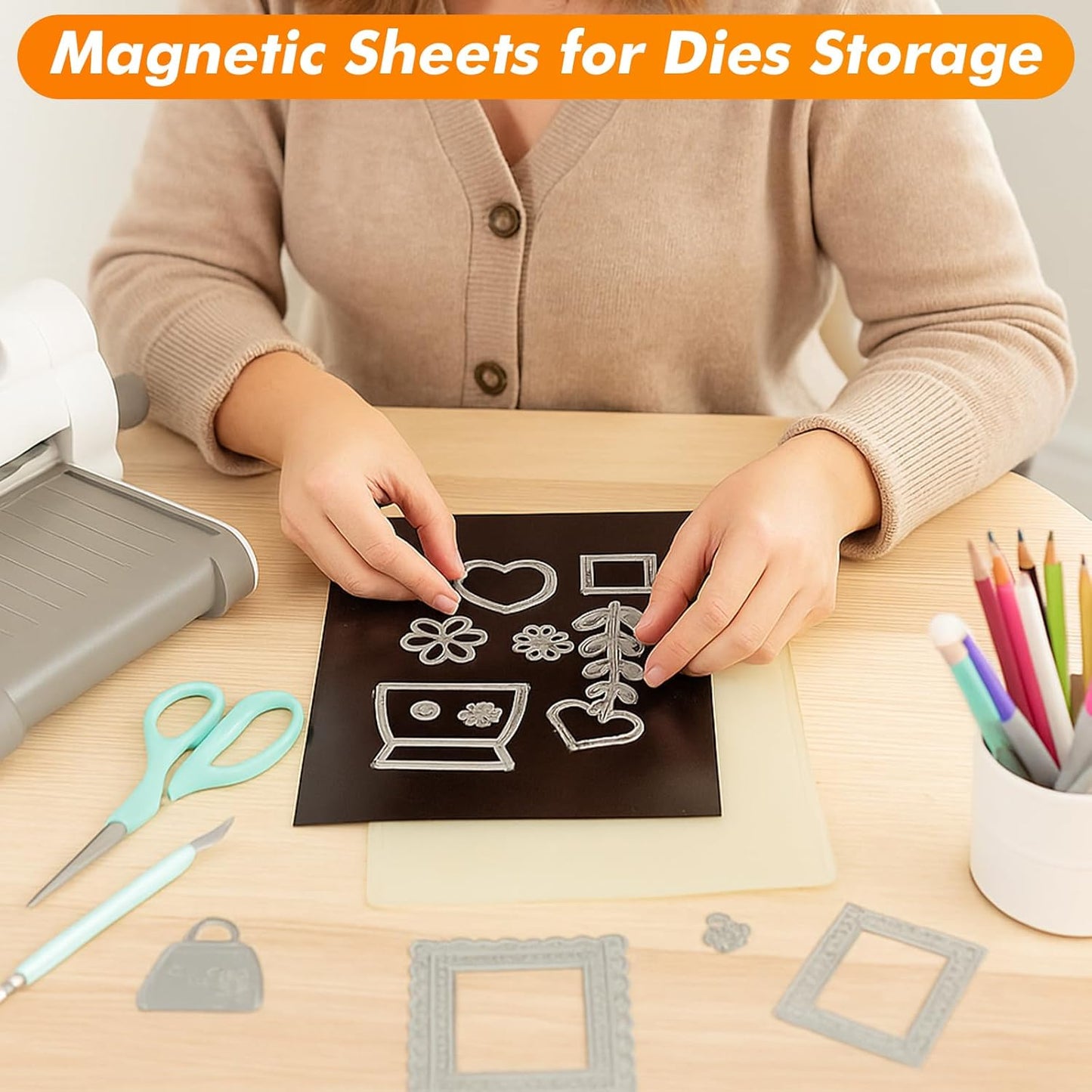 Magnetic Sheets with Adhesive Backing 4 x 6 Inch, 200 Packs Adhesive Magnetic Sheets, 20 mil Flexible Magnet Sheets for Craft Projects, School, Office, Photo Magnets, Fridge Magnets