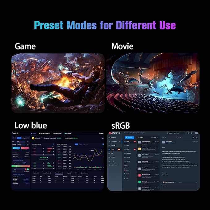 SANSUI Monitor 24 inch 100Hz Computer Monitor丨FHD 1080P PC Monitor丨HDMI丨FreeSync丨HDR丨Earphone Jack丨 Ergonomic Tilt for Home and Office