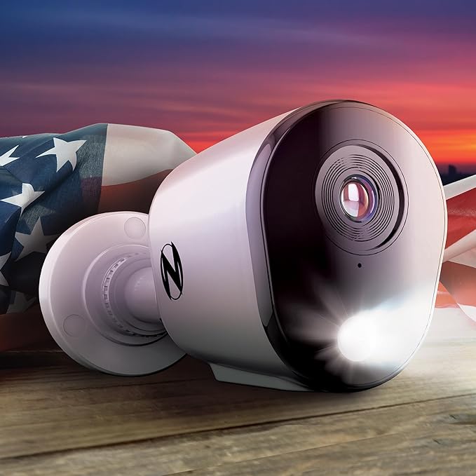 Night Owl Add On Wired 4K HD Indoor/Outdoor Deterrence Cameras with 2-Way Audio (4-Pack) (Requires Compatible DVR - Sold Separately) (4 Camera)
