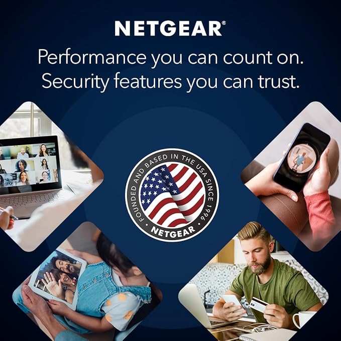 NETGEAR Orbi 370 Series (RBE370) Dual-Band WiFi 7 Mesh Network Add-on Satellite – Works with Orbi RBE372, RBE373, RBE374, Security Features, 5 Gbps, Adds Coverage up to 2,000 sq. ft., BE5000