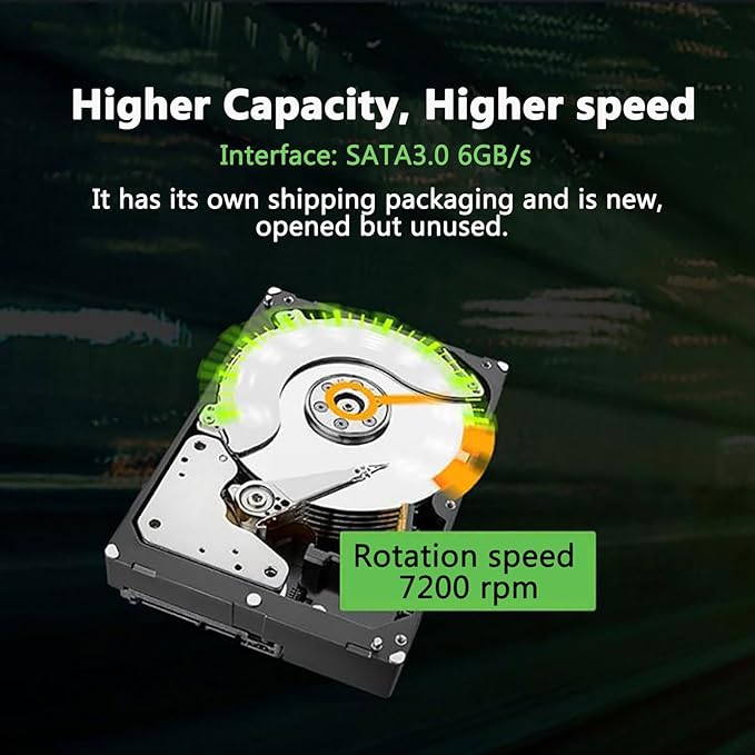 Seagate Skyhawk 12TB Video Internal Hard Drive HDD-3.5 Inch SATA 6Gb/s 7200PRM 256MB Cache for DVR NVR Security Camera System with Rescue Services (ST12000VX0017/0007) (Renewed)