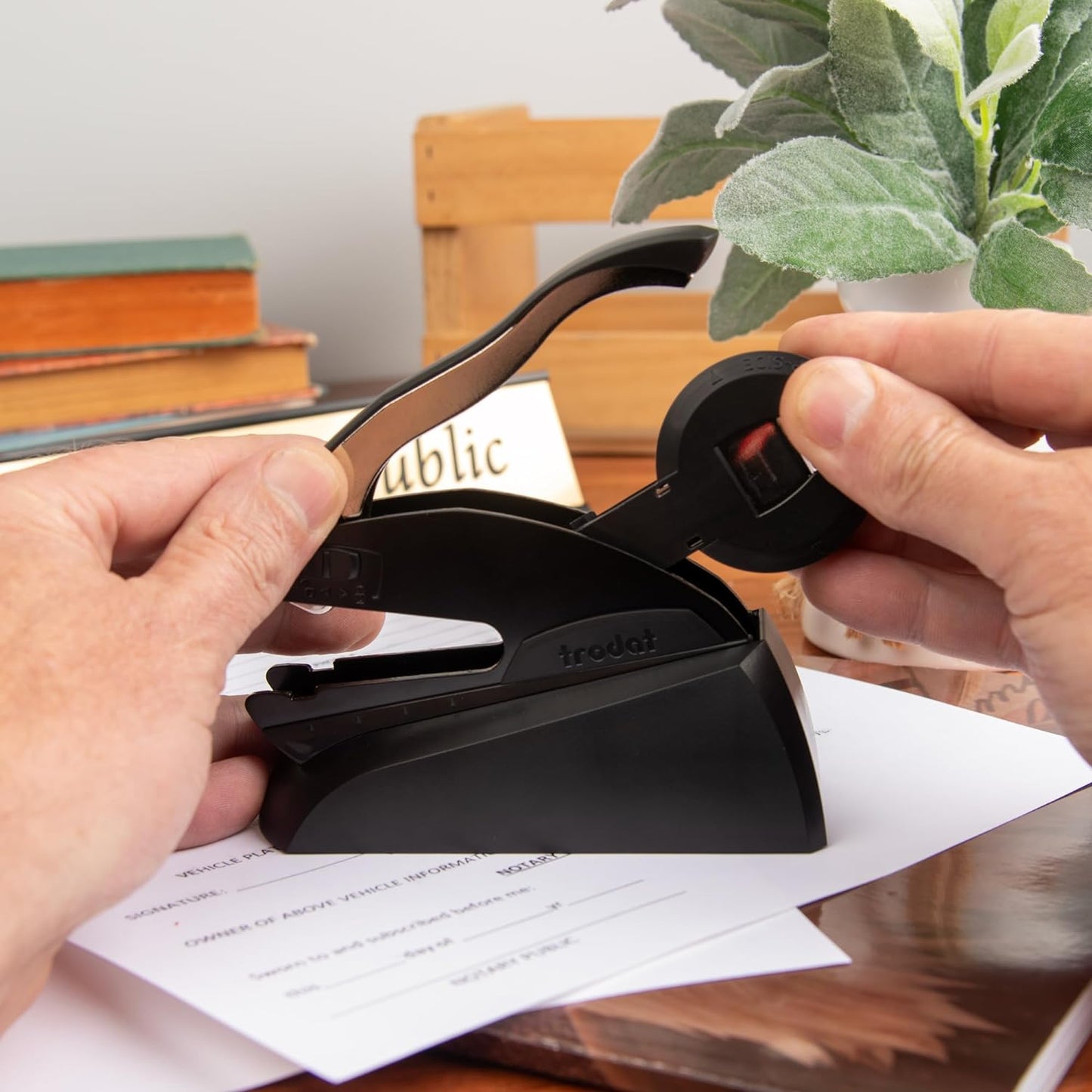 Nebraska Round Notary Embosser | Official State Embosser | Official Seals | Meets State Specifications (Nebraska, Round Embosser)