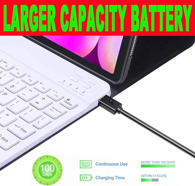 Keyboard Case for Samsung Galaxy Tab 10 FE Plus 13.1inch, S10 FE+ Smart Keyboard Case Magentic Cover with S-Pen Holder, Rose Gold