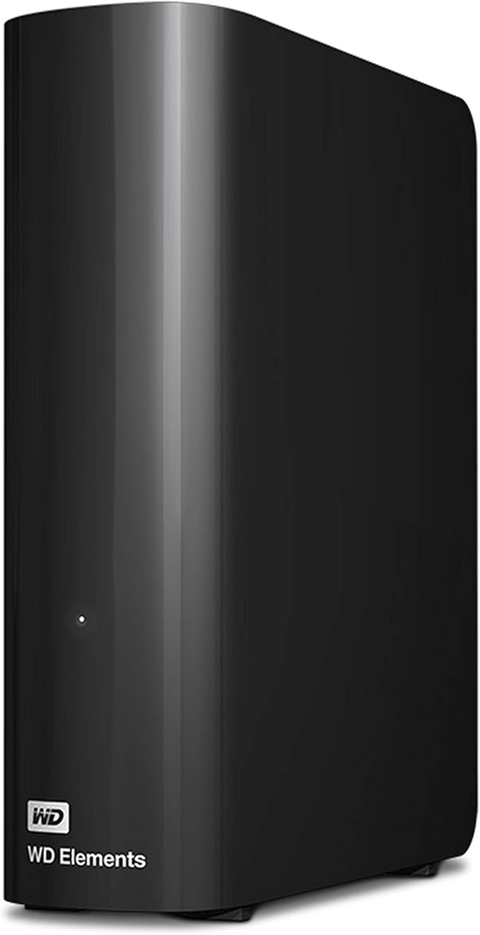 Western Digital 4TB Elements Desktop External Hard Drive, USB 3.0 for plug-and-play storage - Western DigitalBWLG0040HBK-NESN