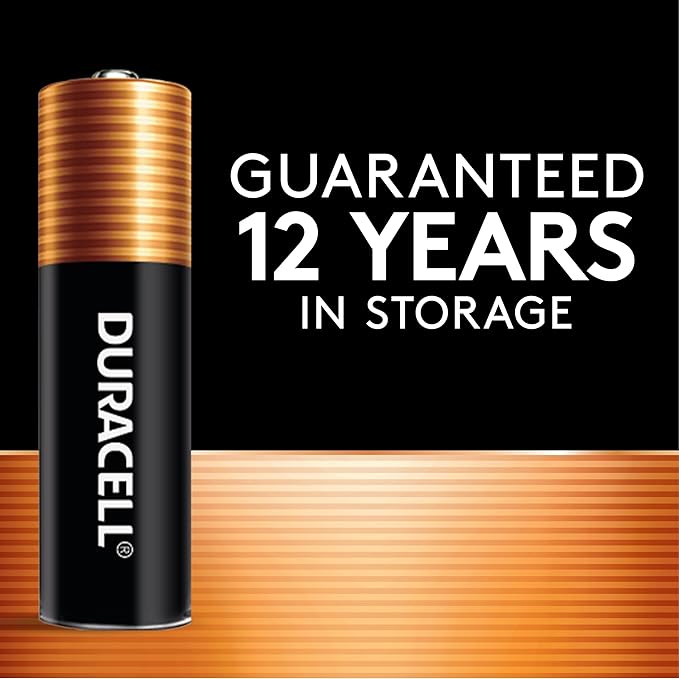 Duracell Coppertop AAA Alkaline Batteries with POWER BOOST Ingredients, 28 Count (Pack of 1), Long-Lasting Alkaline in Re-closable Pack for Quick Access and Organized Storage
