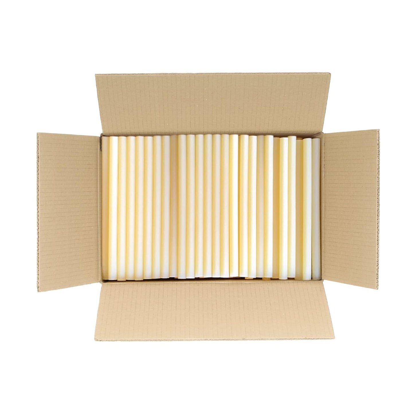 ASA Hot Glue Sticks for Glue Gun - 5/8" x 15" | High-Strength Hot Gun Sticks Adhesive for Corrugated Materials | Industrial Grade for Packaging & Woodworking | Pack of 185