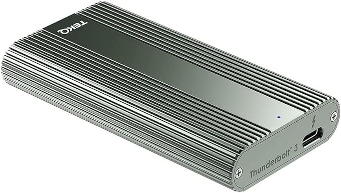 [Intel Certified 2TB Thunderbolt 3 External Portable SSD, Bus Powered, Read up to 2800MB/s, Write up to 2300MB/s, (Compatible with Thunderbolt 4 and USB 4 Devices) (2TB)