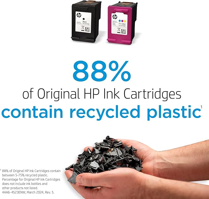 HP 64 Tri-Color Ink Cartridge | Works with Envy Inspire 7950e; Envy Photo 6200, 7100, 7800; Tango Series | Eligible for Instant Ink | N9J89AN