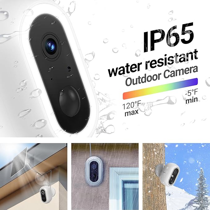 Laview 2K Solar Security Cameras Wireless Outdoor, Rechargeable Battery Wifi Cameras for Home Security with Spotlight Color Night Vision,Siren Alarm,AI Human Detection,IP65,2-Way Talk,Cloud/SD Storage