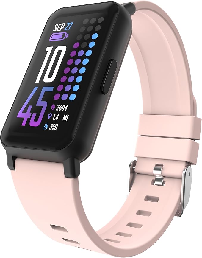 iTouch Active 4 Smartwatch Fitness Tracker – 1.47” Display, IP68 Water Resistant, 96 Sport Modes, Heart Rate & Activity Tracking, GPS, Pedometer, 100+ Watch Faces – for Android & iOS