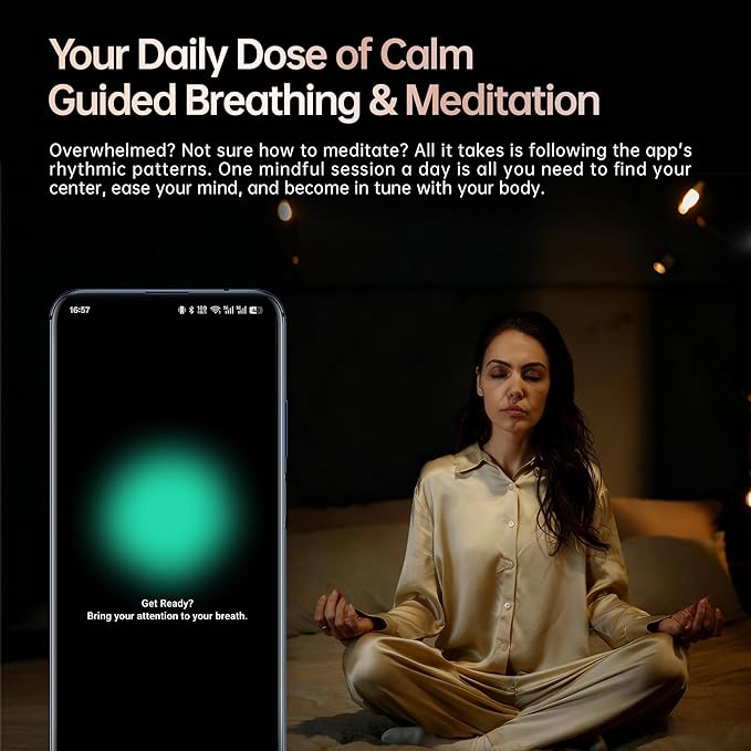 omni health Ring Smart Ring AI Health Tracker for Women Men Fitness/Stress/HR Tracker,Sleep/Exercise Monitoring,iOS & Android Compatible