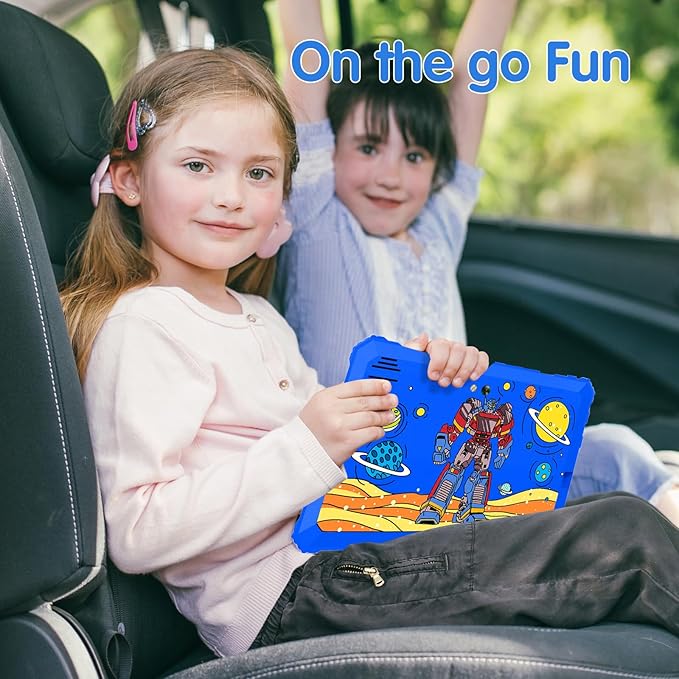 7 inch Kids Tablet for Kids 3-7 Andoird Toddler Tablet for Toddlers with Case 32G Kids Tablets with Parental Controls Tabletas Wifi Dual Camera GMS Certified Learning Tablets for Children (Blue1)
