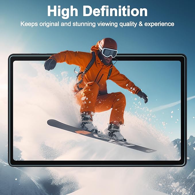 Caweet Screen Protector for Samsung Galaxy Tab A9+ / A9 Plus 11 Inch 2023 Released, 9H Hardness HD Tempered Glass Film Guard, 1 Pack