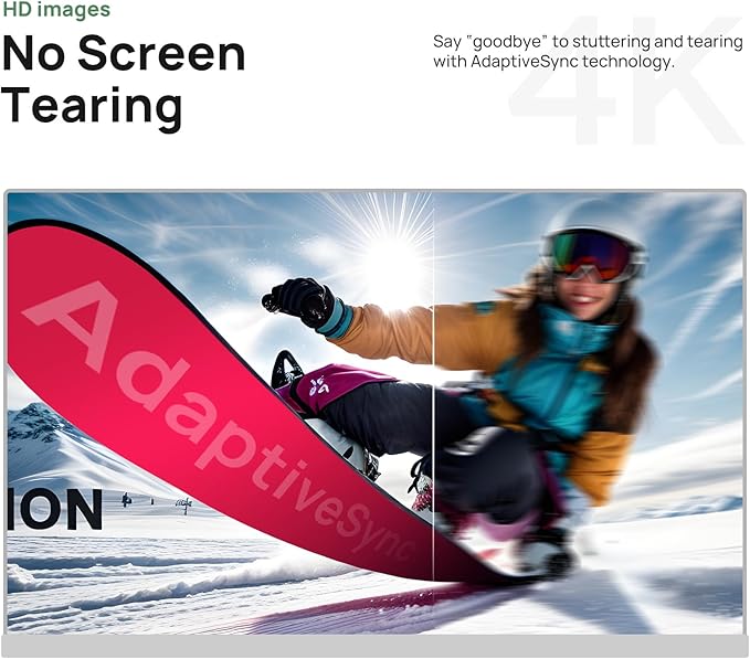 KOORUI 27 Inch 4K Monitor Computer UHD(3840 * 2160) IPS Display, 99% sRGB, 95% DCI-P3, 1.07 Billion Colors, Freesync & G-sync, Displayport & 2X HDMI, VESA 100 * 100mm, Tilt -5 to 20°, Audio Out (N07)