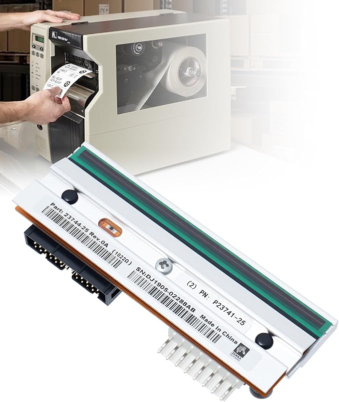 P1004230 Genuine Printhead for Zebra 110Xi4 110XiIV, New OEM Print Head Replacement for Zebra Thermal Barcode Label Printer 203dpi Original Optimal Print Quality Extended Life