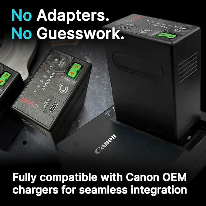 Core SWX NANO-C98X BPA-Style Battery – 98Wh Lithium-Ion Battery with USB-C PD & P-Tap Outputs, LED Gauge – Flight-Safe Power for BPA-Compatible Cameras