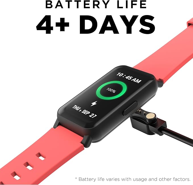 iTouch Active 4 Smartwatch Fitness Tracker – 1.47” Display, IP68 Water Resistant, 96 Sport Modes, Heart Rate & Activity Tracking, GPS, Pedometer, 100+ Watch Faces – for Android & iOS