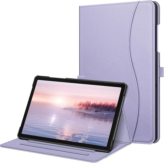 Fintie Case for Samsung Galaxy Tab A9 Plus/A9+ 5G 11 Inch 2023 Model (SM-X210/X216/X218), Multi-Angle Viewing Smart Stand Back Cover with Pocket Auto Wake/Sleep, Lilac Purple