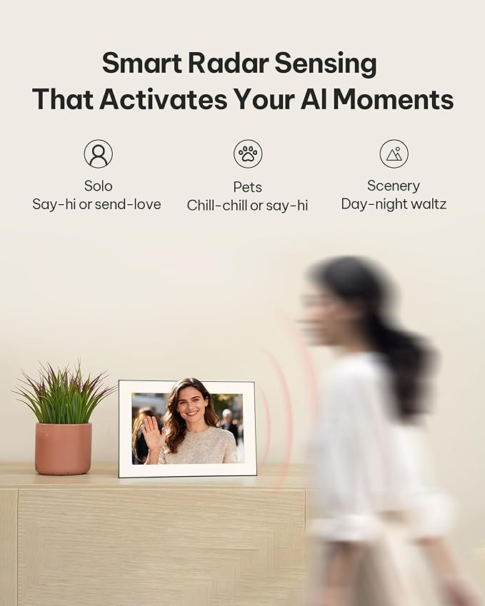 Magic Frame[AI Photo Motion] – 10.1" Full HD WiFi Digital Picture Frame, Old Photo Alive, Unlimited Cloud Storage, Digital Photo Display with Easy Setup, Christmas Gift for Mom