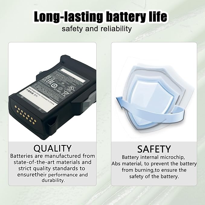 Replacement 7000mAh Li-ion Battery for Zebra Barcode Scanner MC93 MC930 MC9300 MC930B MC930P MC93N0-G