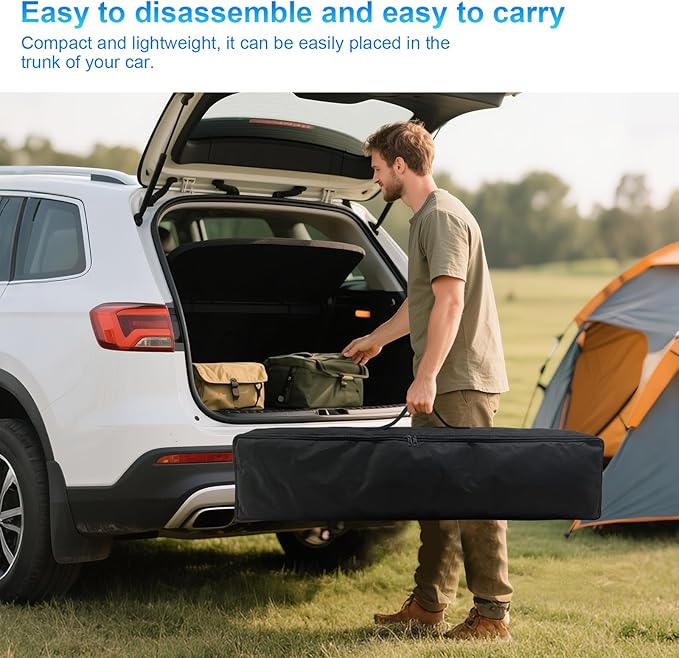 Outdoor Projector Screen and Stand，180-in Portable Projector Screen 15 FT Large Projection Screen，16:9 4K HD Rear Front Wrinkle-Free Movie Screen with Carry Bag for Backyard,RVing Night,Party